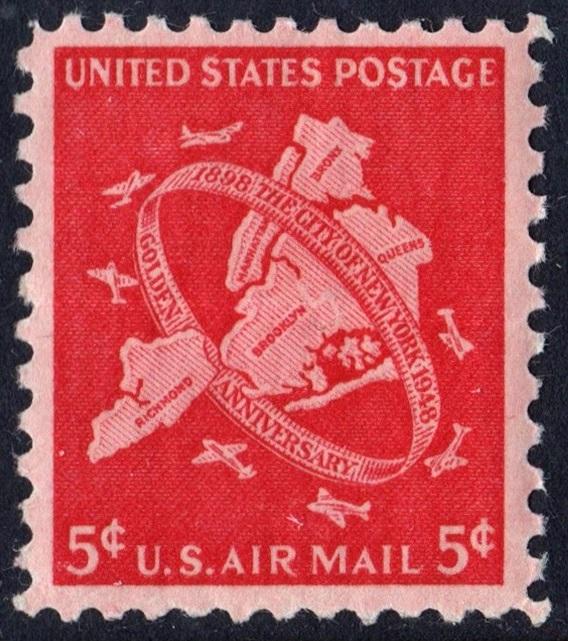 SC#C38 5¢ New York City Issue (1948) MNH
