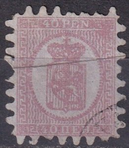 Finland #10  F-VF Used  CV $67.50  (Z7985)