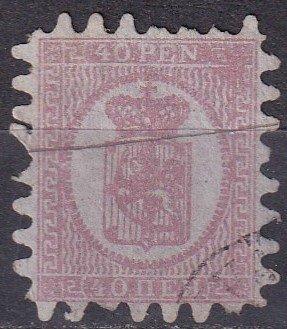 Finland #10  F-VF Used  CV $67.50  (Z7985)