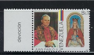 Venezuela 1331 MNH 1985 Papal Visit (an3458)