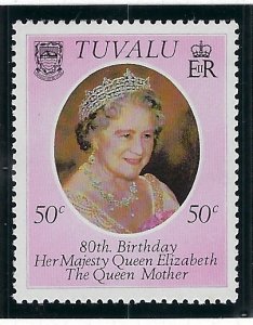 Tuvalu 137 MNH 1980 Queen Mother Birthday (an4869)