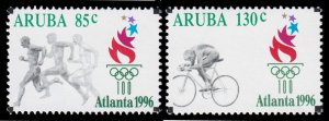 Aruba Scott 137-138 (1996) Mint NH VF W