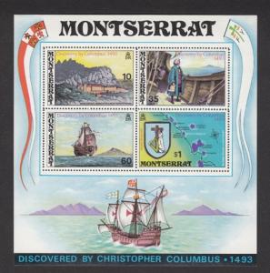 Montserrat 295a Columbus mnh