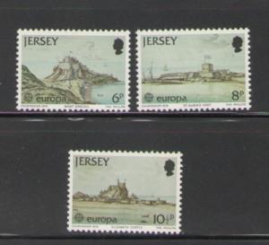 Jersey Sc 187-9 1978 Europa stamps mint NH