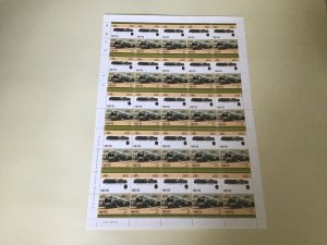 Nevis S.N.C.F.  Class  Locomotive Railway Train MNH full  stamps sheet 49574