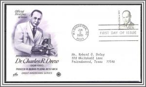 US #1865 Dr Drew FDC