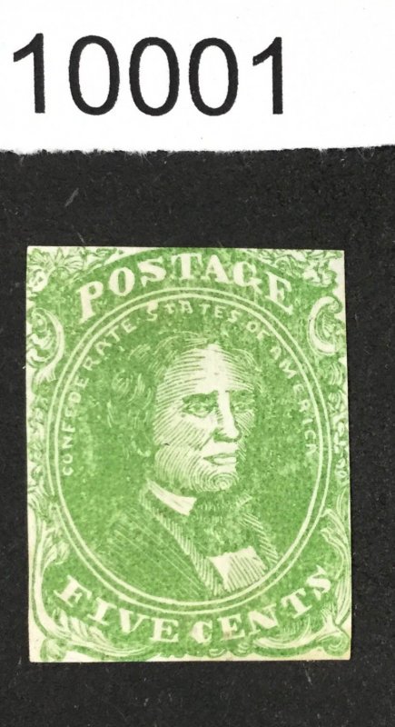 MOMEN: US STAMPS CSA # 1 UNUSED NO GUM FORGERY LOT # 10001