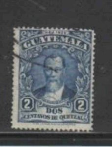 GUATEMALA #235 1929 2c BARRIUS F-VF USED b