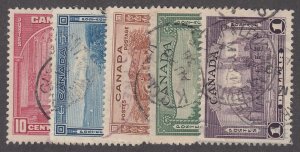 Canada #241-245 Used Set