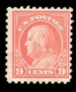 US STAMPS #471 9c P10 NO WMK MINT OG NH LOT #82484-9