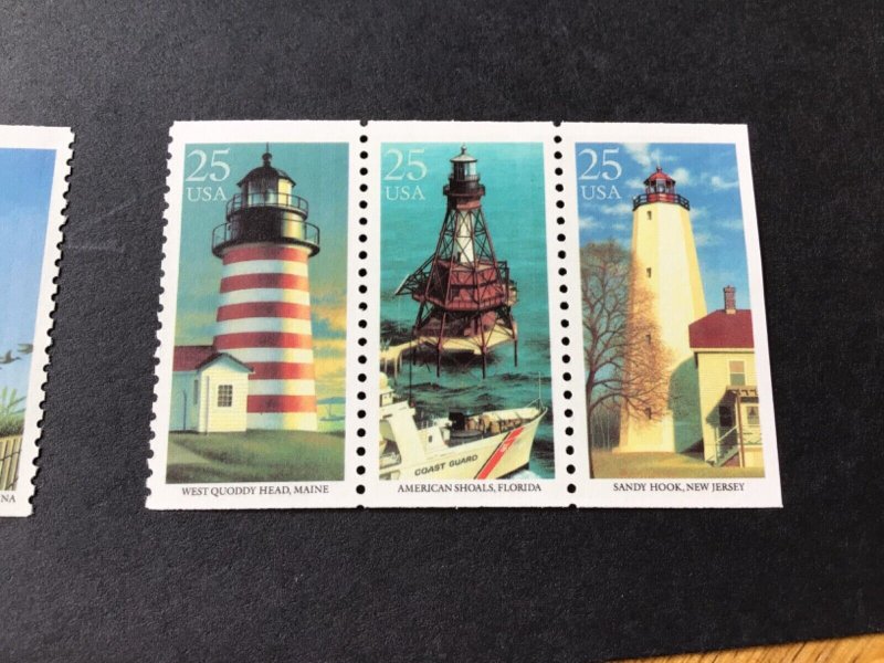 United States Lighthouses mint never hinged stamps A13053