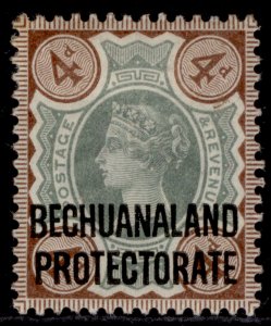 BECHUANALAND PROTECTORATE QV SG64, 4d green & purple-brown, M MINT. Cat £28.