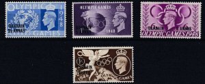 BAHRAIN  1948    S G  63 - 66  OLYMPIC GAMES   SET    MH   