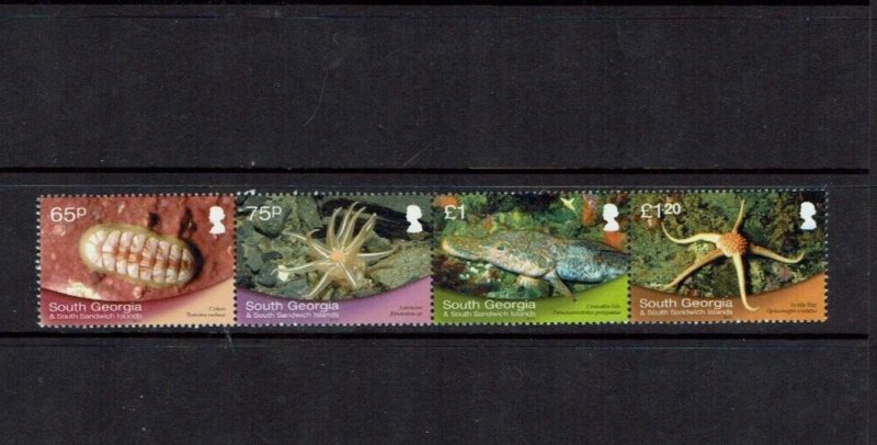 South Georgia: 2013, Shallow Marine Survey Group,  without white frame  MNH set 