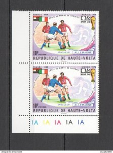 I0327 Upper Volta Sport Football World Cup Munich 1974 Mnh