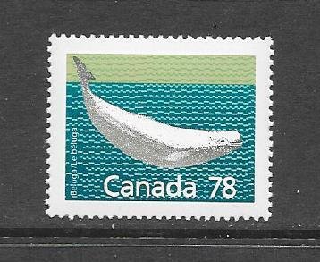 FISH - CANADA #1179 BELUGA WHALE MNH
