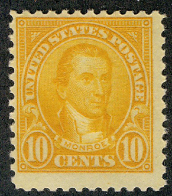 US #562 VF JUMBO mint never hinged, super fresh color,  select stamp!  SCV $4...