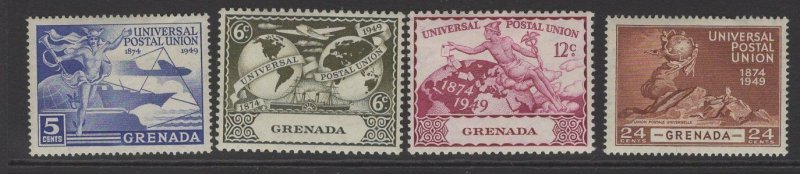 GRENADA SG168/71 1949 UPU MTD MINT