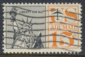 USA  SC# C63  Used    Liberty for All - Air mail    1959  see scan