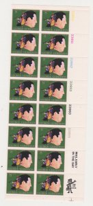 US Plate Block of 16 - Scott # 1484 - George Gershwin - MNH - (1973)