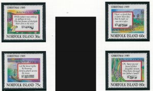 Norfolk Is 462-65 MNH 1989 Bounty Hymns (ak3346)