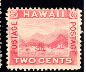 Hawaii #81, light purple town cancel