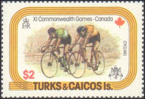 Turks and Caicos Islands #355-358, Complete Set(4), 1978, Sports, Birds, Neve...