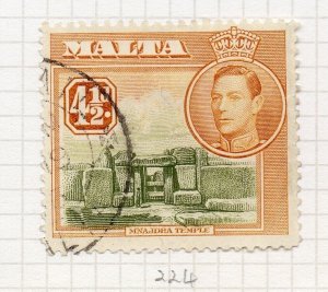 Malta 1938 Issue Fine Used 4.5d. NW-208437