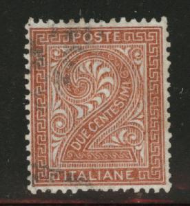 ITALY Scott 25 Used Numeral