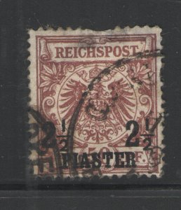 German Post Offices Abroad - Turkey 1889 Sc# 12 Used G/VG