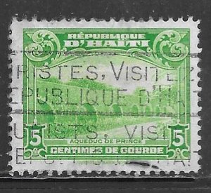 Haiti 327: 5c Aquaduct, Port-au-Prince, used, F-VF