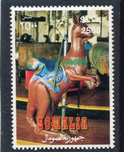 Somalia 1997 AMERICAN CAROUSELS 1 value Perforated Mint (NH)