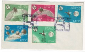 Paraguay 1965 space FDC set of 5