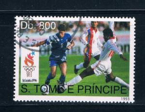 Saint Thomas and Prince Is 1144 Used Soccer Worldcup 1994 (GI0446)+