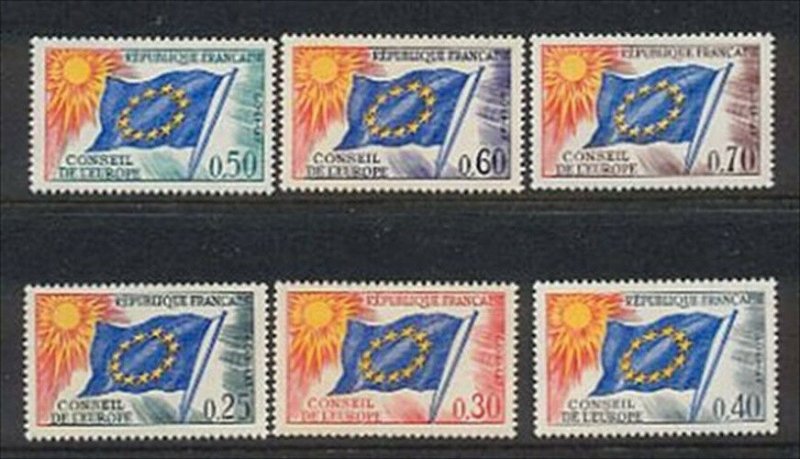 EUROPA by FRANCE Hinged Sc 1o 10-15 Value $ 13.20