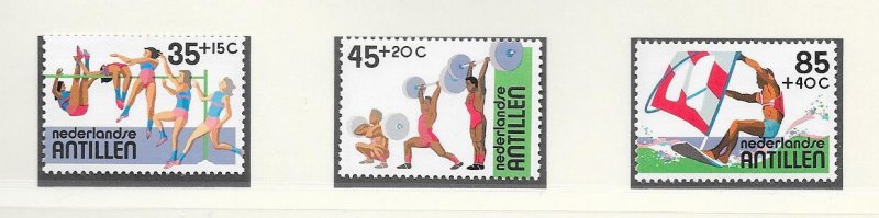 NETHERLANDS ANTILLES #B206-8  SPORTING EVENTS    MNH