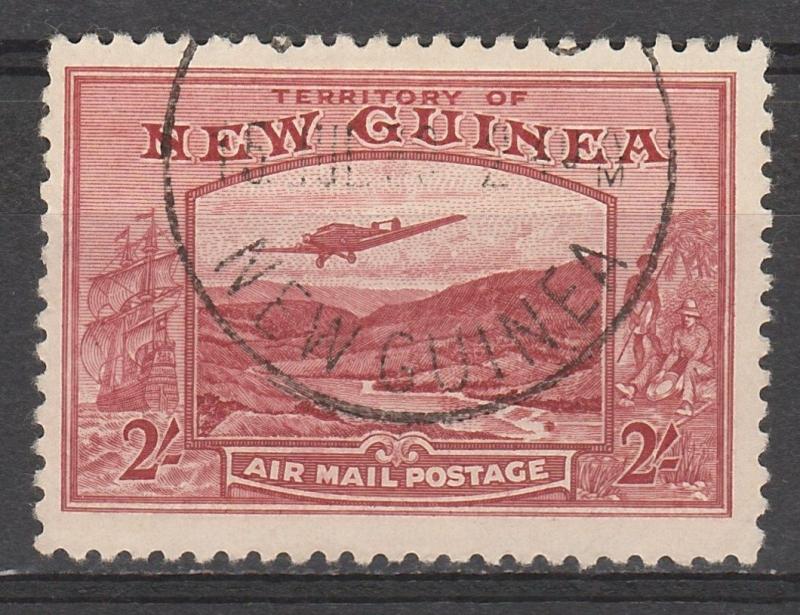 NEW GUINEA 1939 BULOLO AIRMAIL 2/-