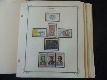 Senegal  1961-1975 Mainly MNH Stamp Collection on Scott Specialty Pages