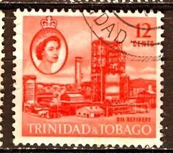 Trinidad & Tobago; 1960; Sc. # 95; Used Single Stamp