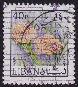 Lebanon - 1978 - Scott #C769 - used - Flower