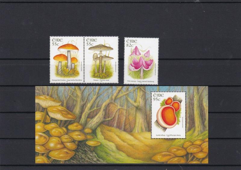 Ireland Eire Mint Never Hinged 2008 Fungi/Toadstool Stamps+Stamp Sheet ref 22077