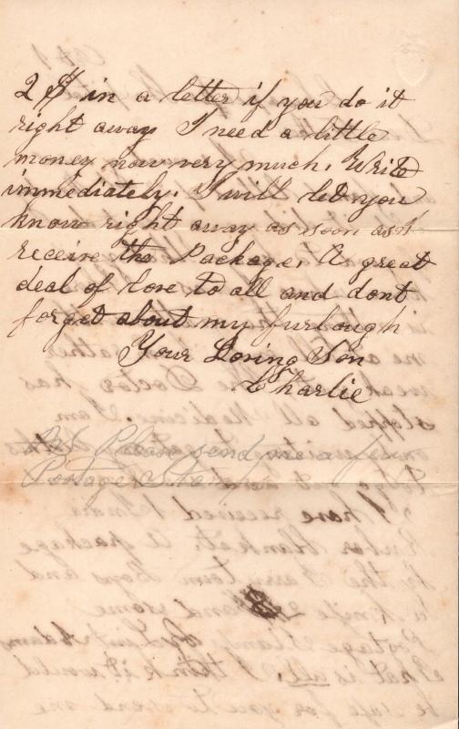 **Civil War Era Cover, Old Point Comfort, VA H/S Soldiers Letter 1862, Contents