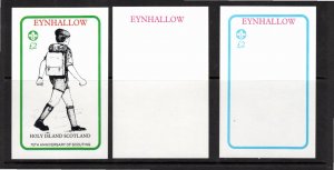 Eynhallow local 1982 MNH 2 pound sheet PROOF SET