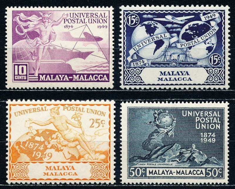 Malacca #18-21 Set of 4 MNH