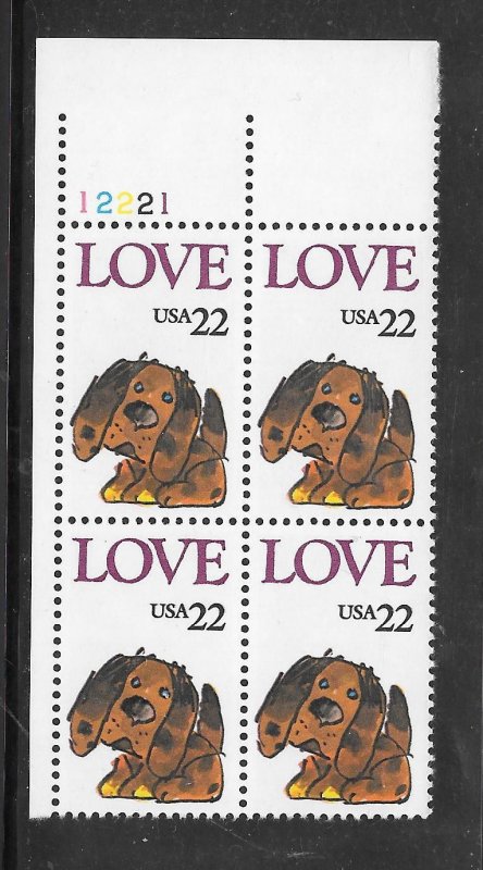 #2202 MNH Plate Block of 4