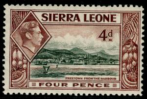 SIERRA LEONE SG193, 4d black & red-brown, LH MINT.