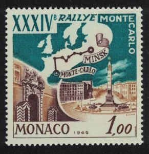 Monaco 34th Monte Carlo - Minsk Rally 1964 MNH SC#600 SG#817 MI#793