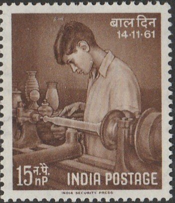India, #345 Unused  From 1961,  CV-$0.60