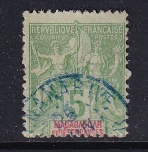 Malagasy Republic  #32  used 1901  Navigation and commerce 5c