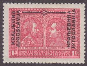 Yugoslavia B24 Millenary of Croatian Kingdom O/P 1931